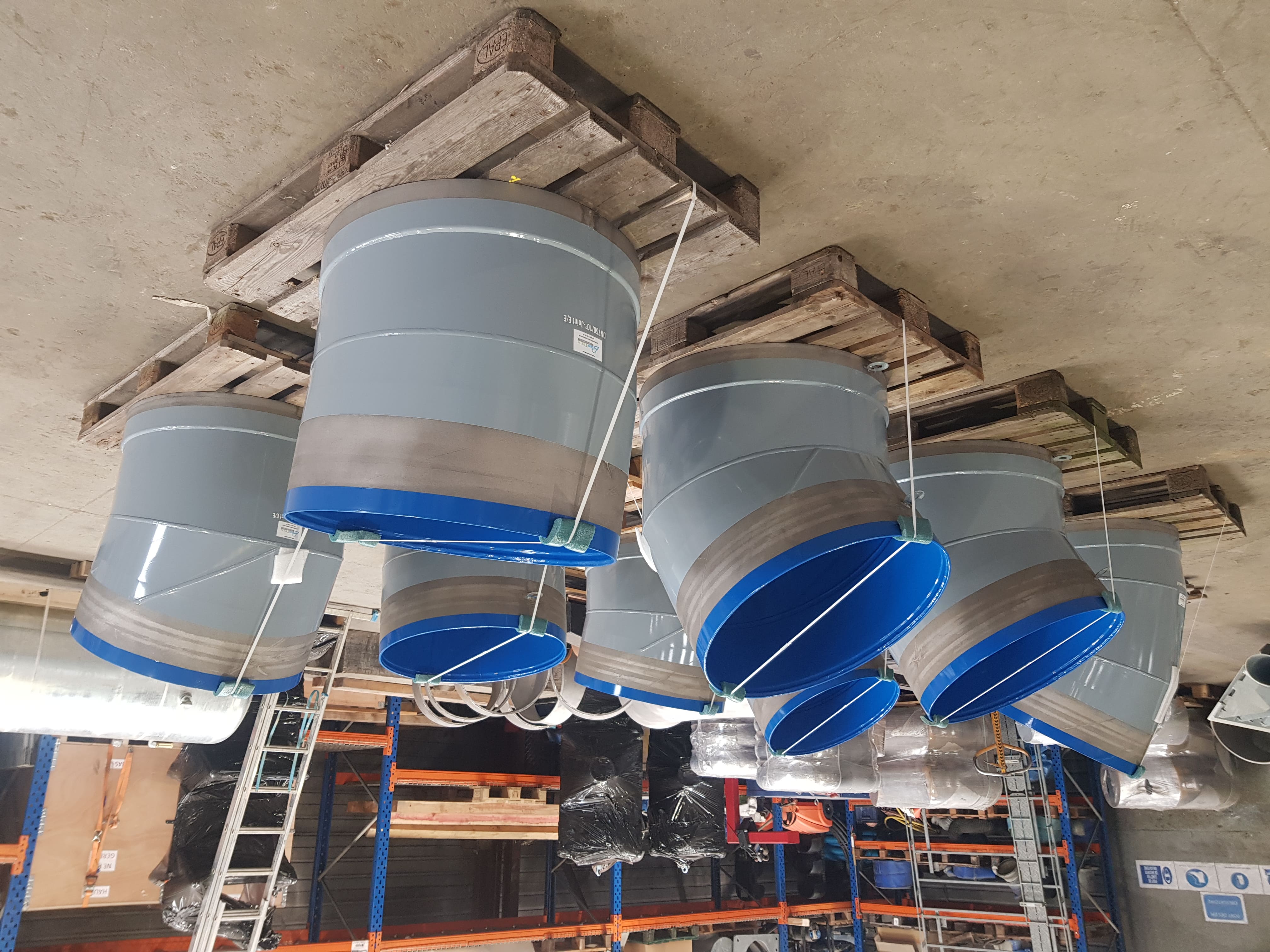 Pièces en acier pour réseau d'eau