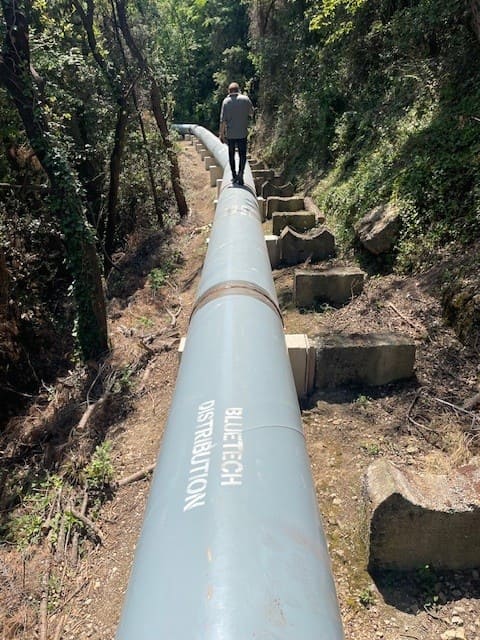 Tubes en acier pour réseau d'eau