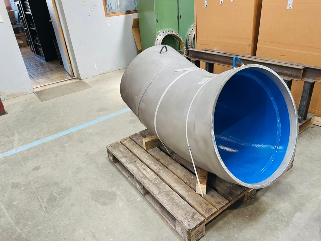 Pièce en acier revêtue - Bluetech Distribution