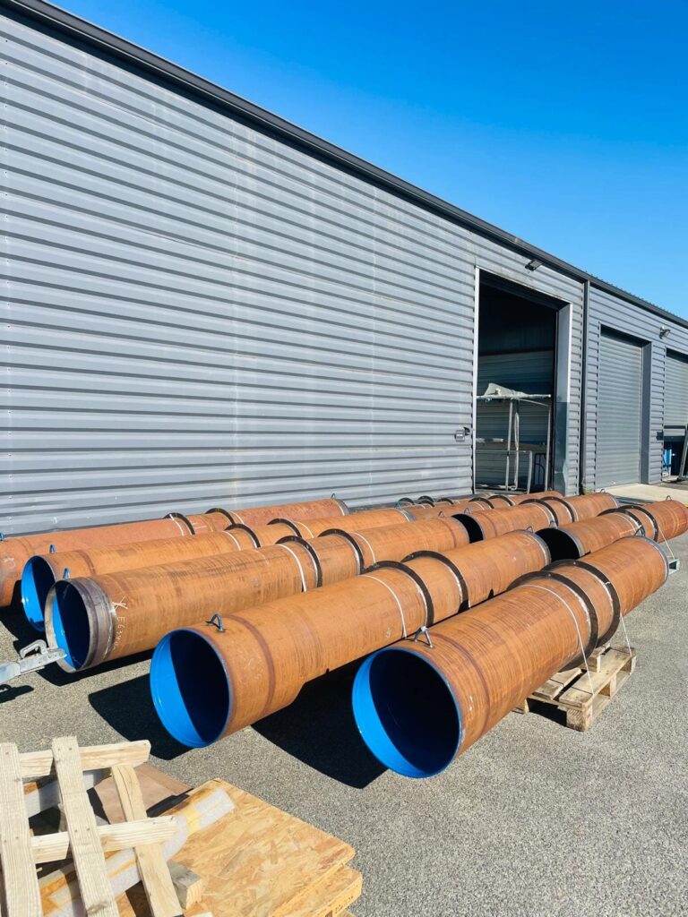Tubes en acier pour réseaux d'eau